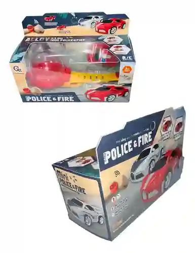 Pulsera Reloj Mini Carro Police And Fire