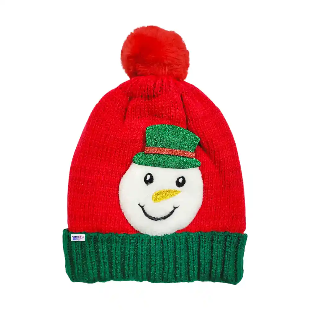 Gorro Navideño Infantil Térmico Con Luz Diseño Navidad