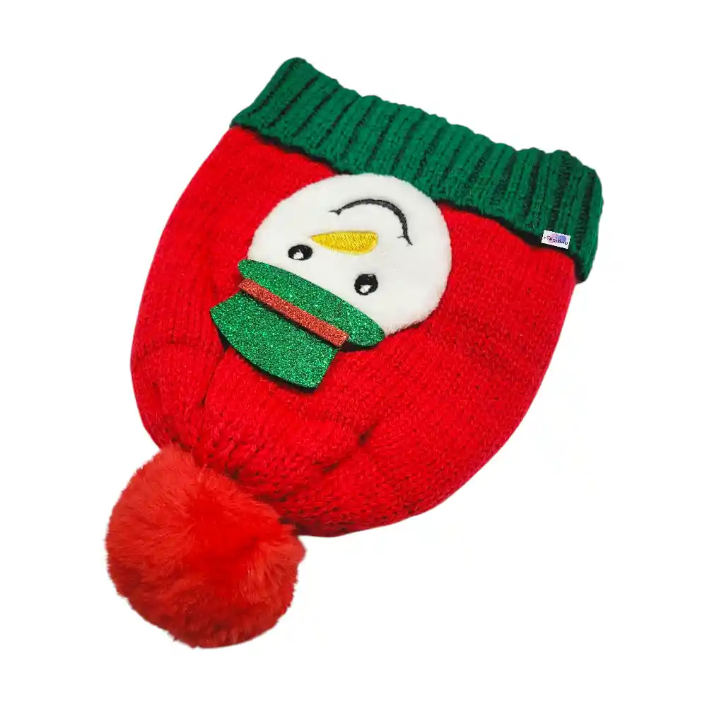 Gorro Navideño Infantil Térmico Con Luz Diseño Navidad