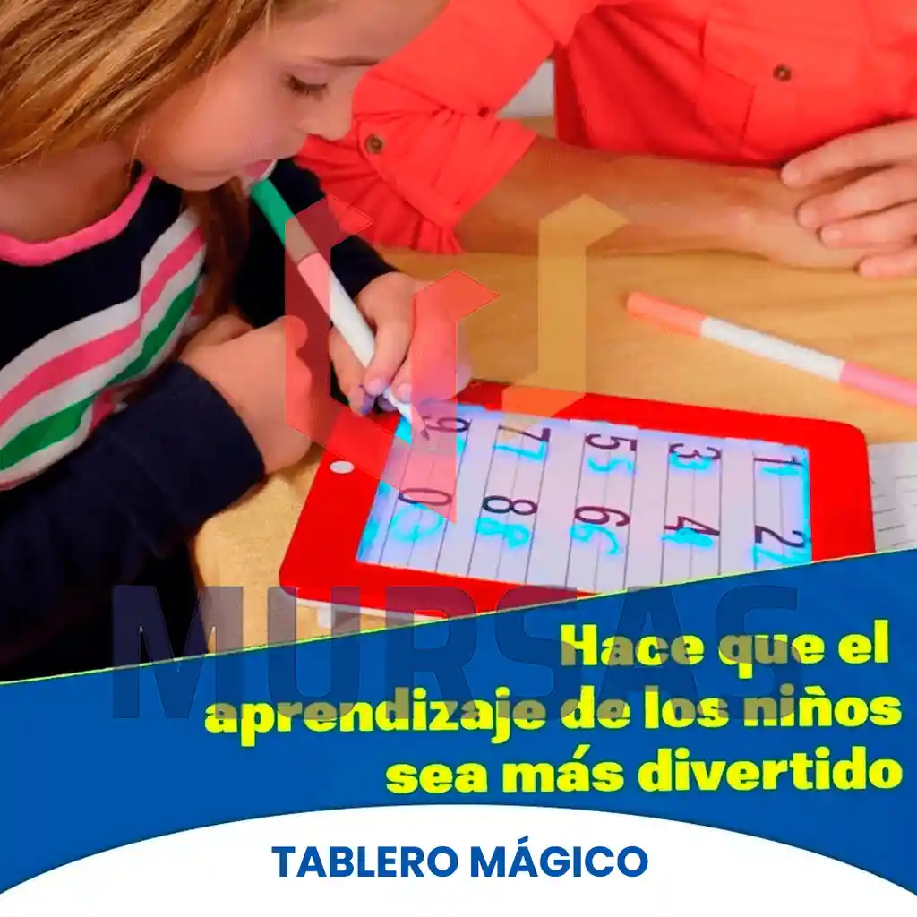 Tablero Mágico 3d Luz Led Luminoso De Dibujo Juguete Niños