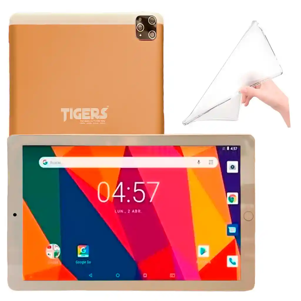 Tablet 10,1 Android 32gb 2gb Ram Doble Sim Funda Silicona