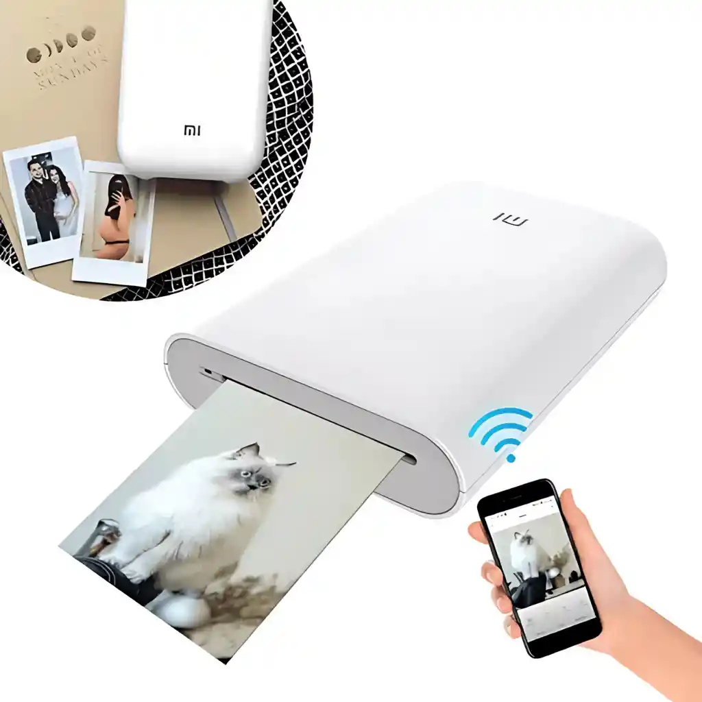 Impresora Xiaomi Mi Portable Photo Printer + 5 Hojas Nueva