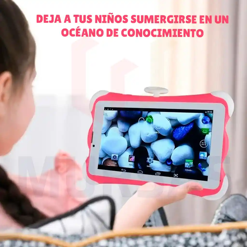 Tablet Para Niños Android Educativa Y Juegos Incluye Funda