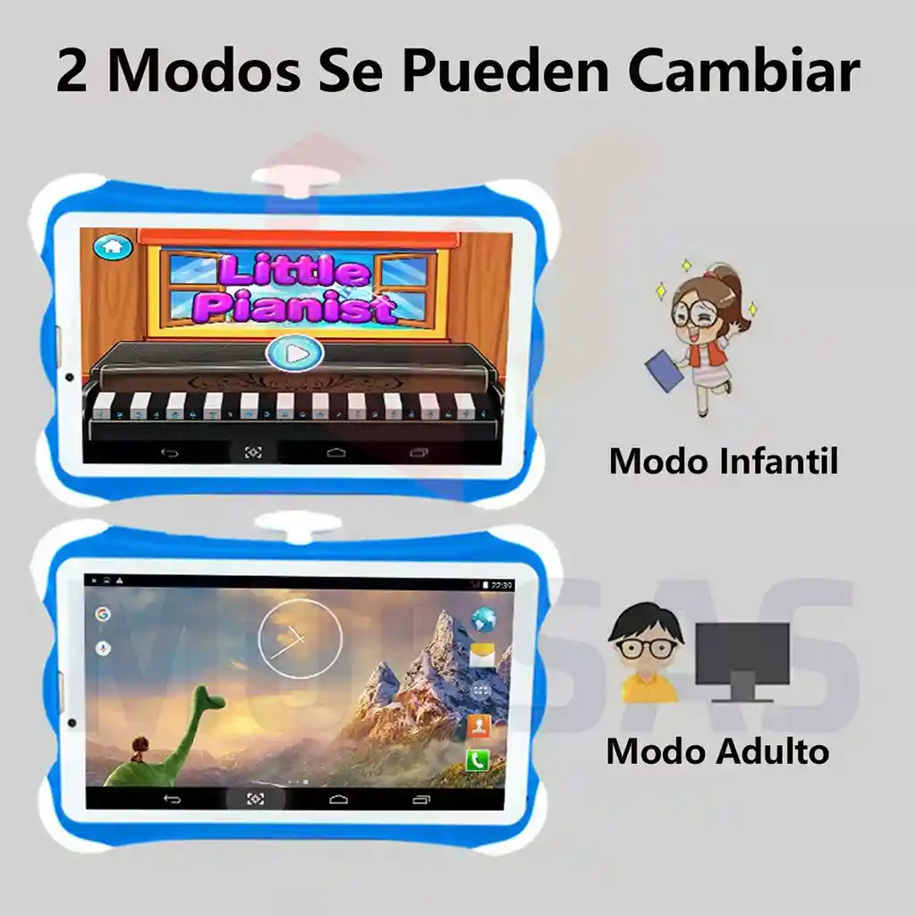 Tablet Android Niños Niñas Educativa Juegos