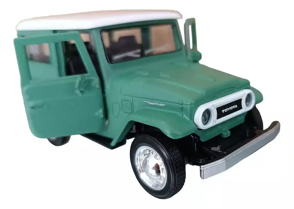 Carro Coleccionable 1960 Toyota Land Cruiser (fj40) Verde Modelo Coche Juguete Fiesta Regalos, Colección