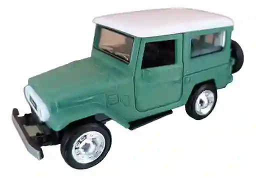 Carro Coleccionable 1960 Toyota Land Cruiser (fj40) Verde Modelo Coche Juguete Fiesta Regalos, Colección