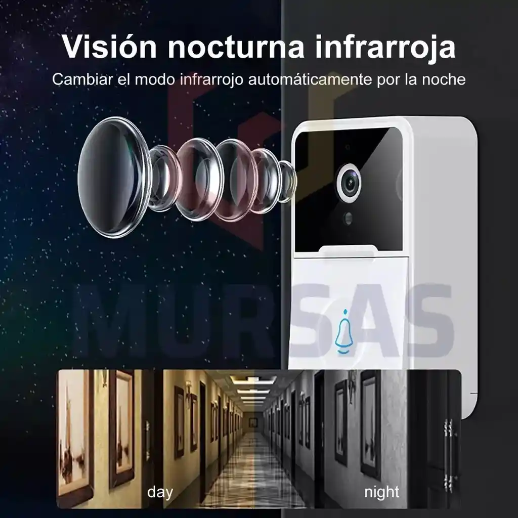 Camara Timbre Inteligente Wifi Full Hd