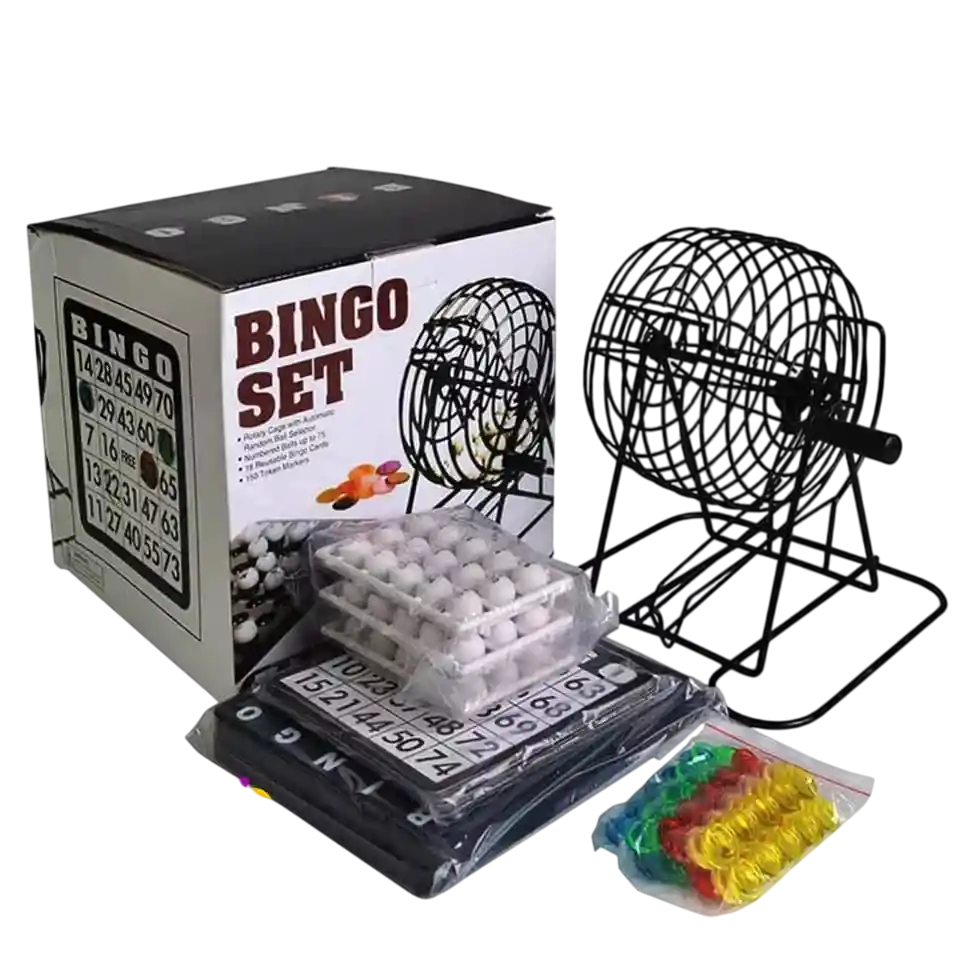 Juego De Mesa Bingo Metalico