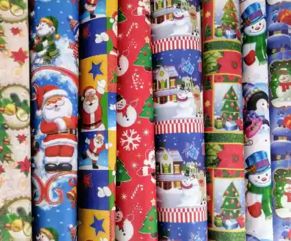 5 Pliego De Papel Regalo Navidad