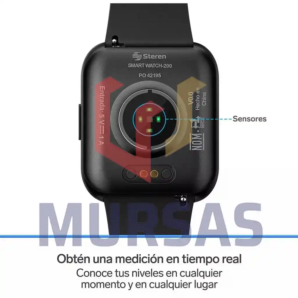 Reloj Inteligente Deportes Frecuencia Pasos Fitness Oxímetro