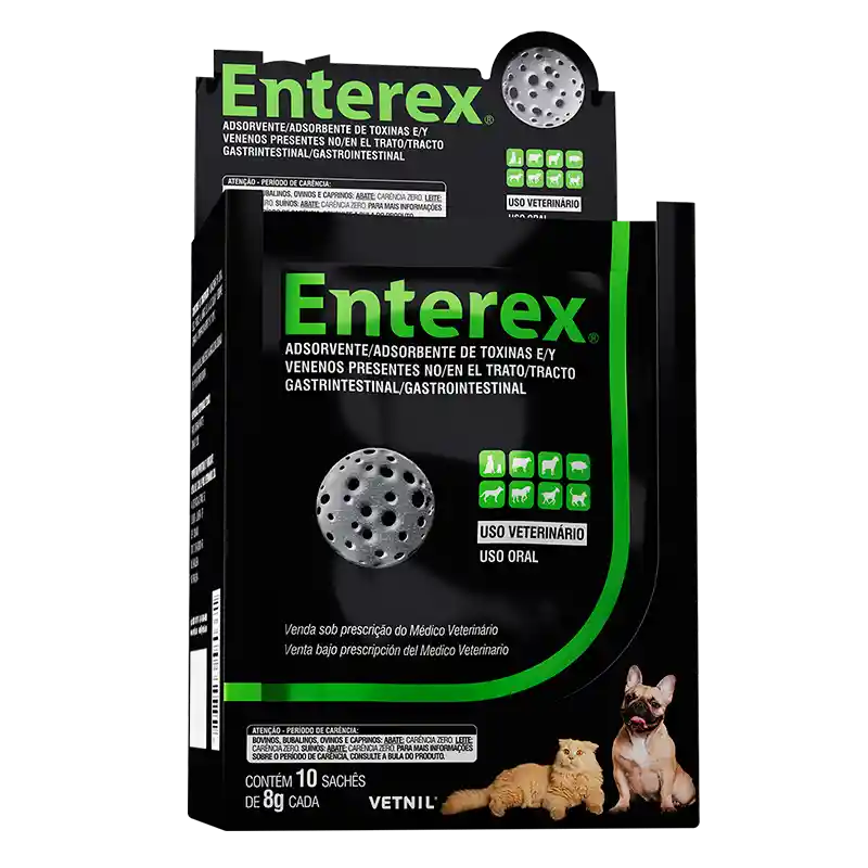 Enterex Sobre 8 Gr Auxiliar En El Tratamiento De Diarreas Y Toxinas