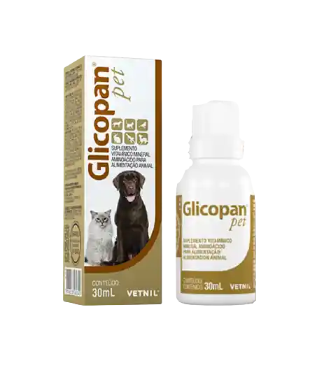 Suplemento Para Perros Y Gatos Glicopan 30 Ml Suplemento Para Mascotas Aminoacido