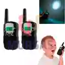 2 Piezas Walkie Talkie Niños 22 Canales Voz De 3 Kilometros