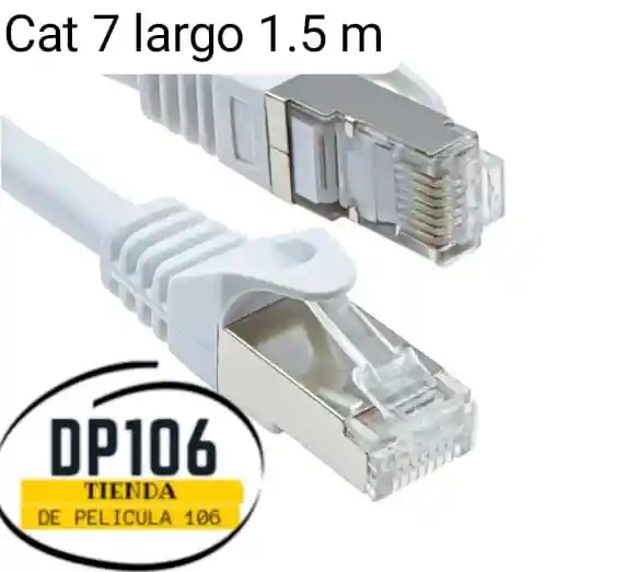 Cable De Red 1.5 Metros Cat 7 Utp Ethernet