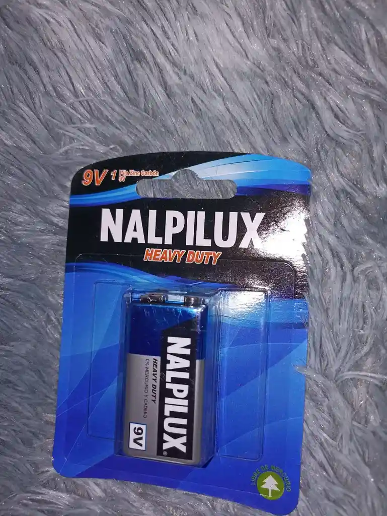Pila Cuadrada Nalpilux 9v