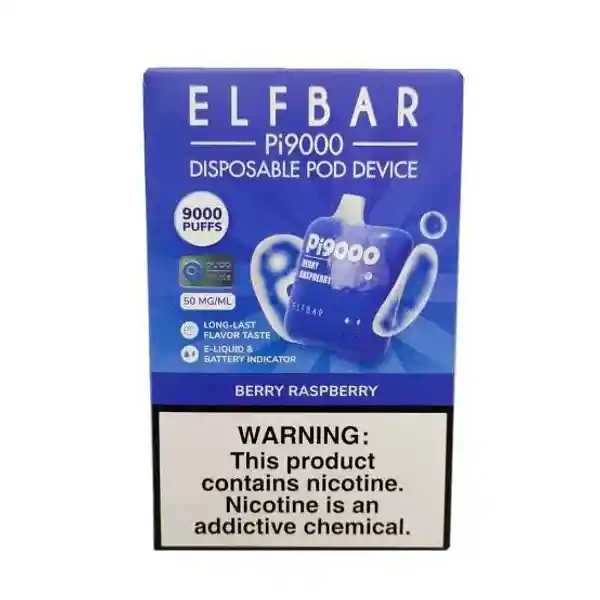 Vaper Elfbar Pi9000 Berry Raspberry