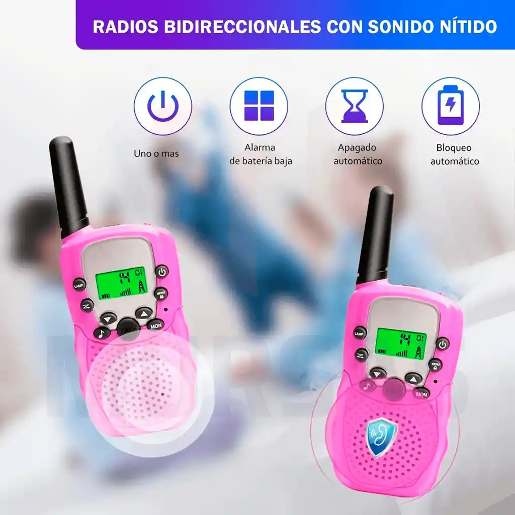 2 Und Radios Walkie Talkies Intercomunicadores