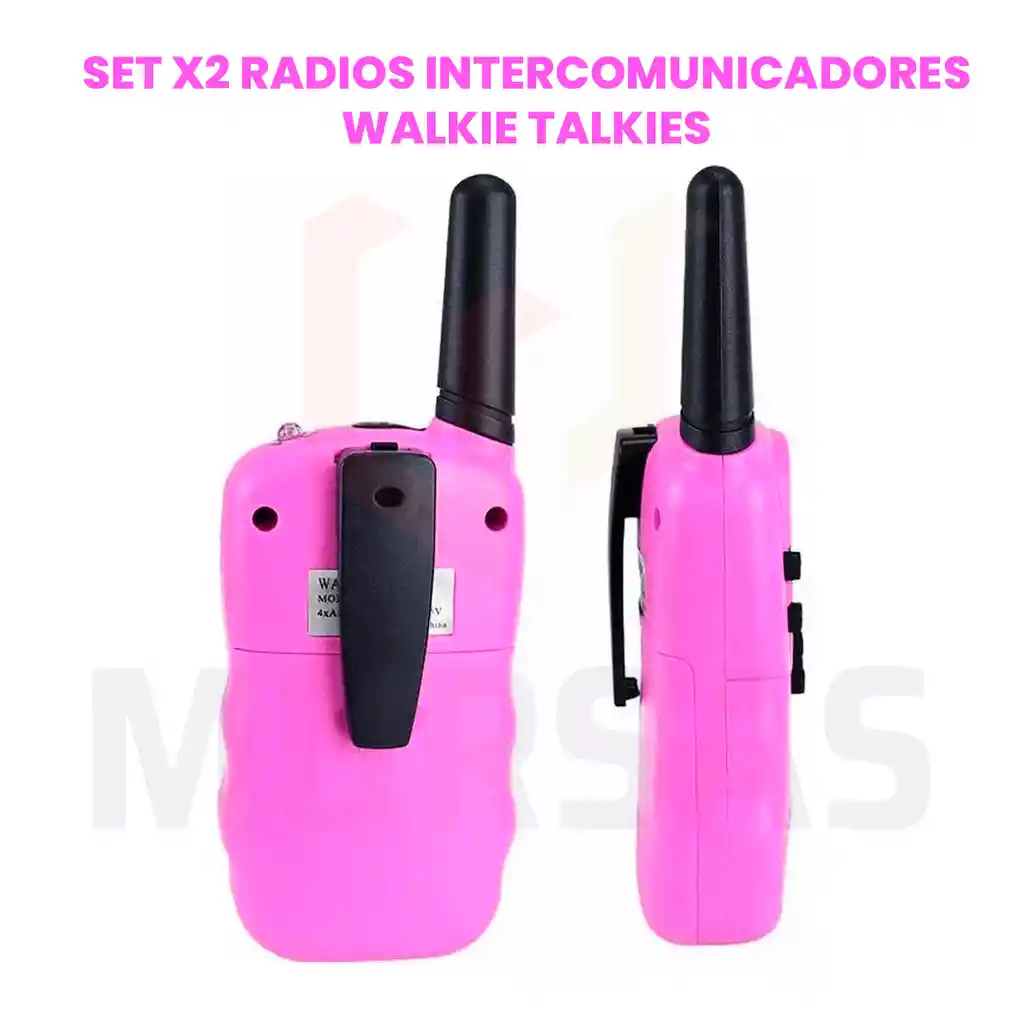 2 Und Radios Walkie Talkies Intercomunicadores