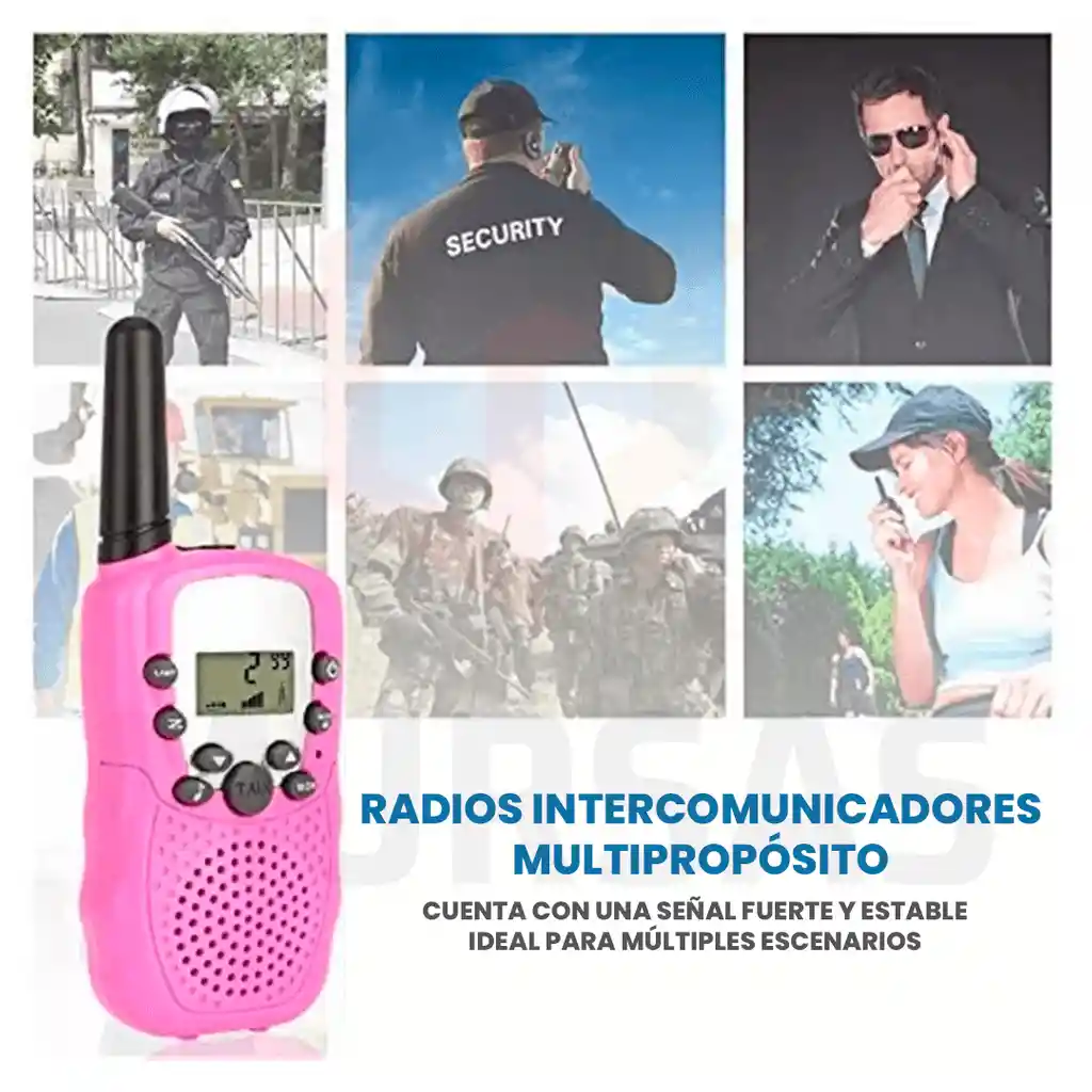 2 Und Radios Walkie Talkies Intercomunicadores