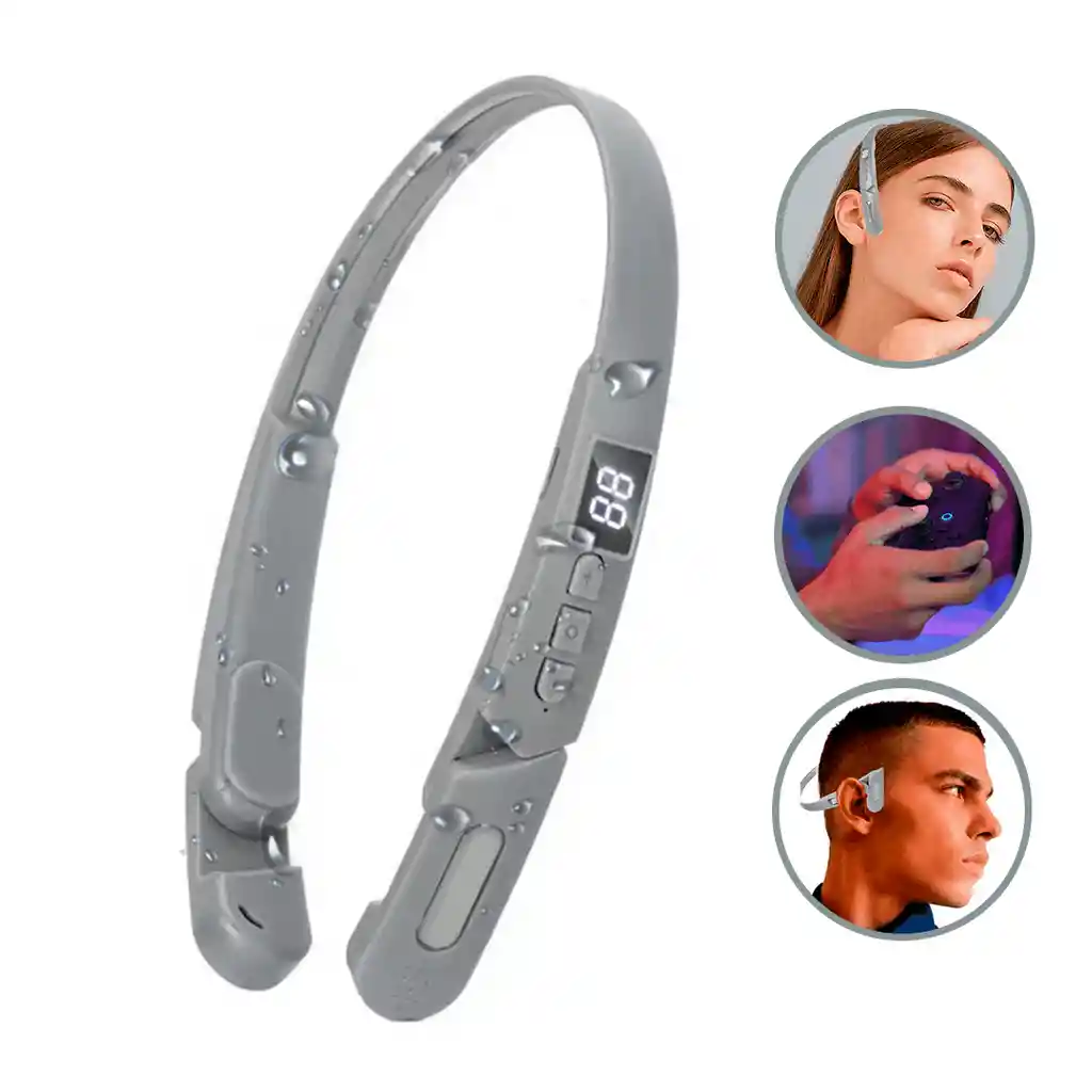 Audifonos Bluetooth Unisex Conducción Ósea Deportivos