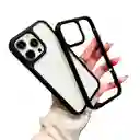 Funda Forro Estuche Case Protector Para Iphone 14 Pro Borde Negro