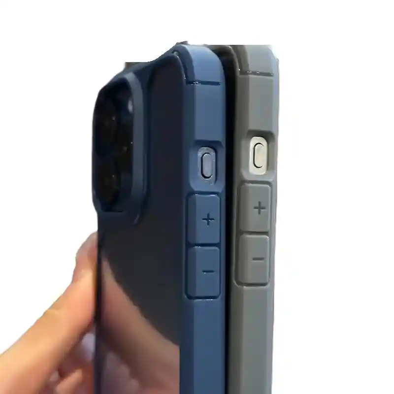 Funda Forro Estuche Case Protector Para Iphone 14 Pro Max Borde Negro