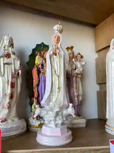 Virgen Fátima Marmolina 30 Cm Altura