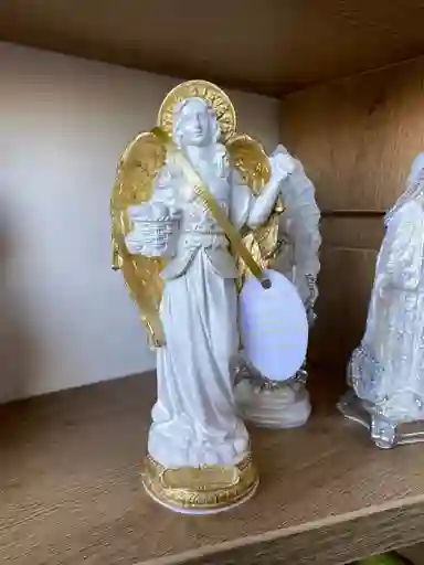 Arcangel Uriel Marmolina 20 Cm Altura