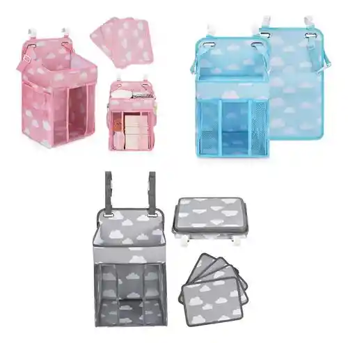 Pañalera Organizador Colgante Cuna Almacenamiento Portatil