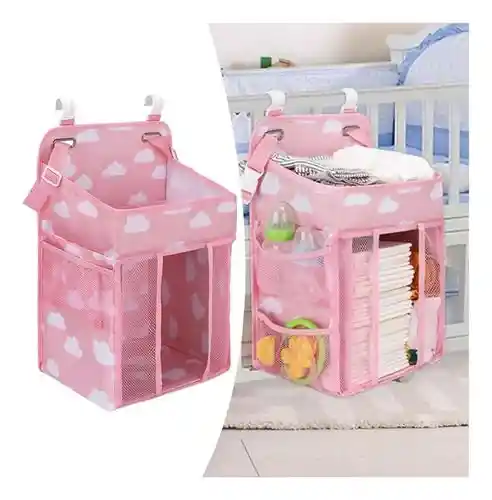 Pañalera Organizador Colgante Cuna Almacenamiento Portatil