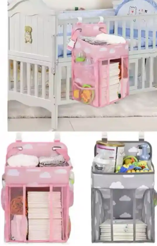 Pañalera Organizador Colgante Cuna Almacenamiento Portatil