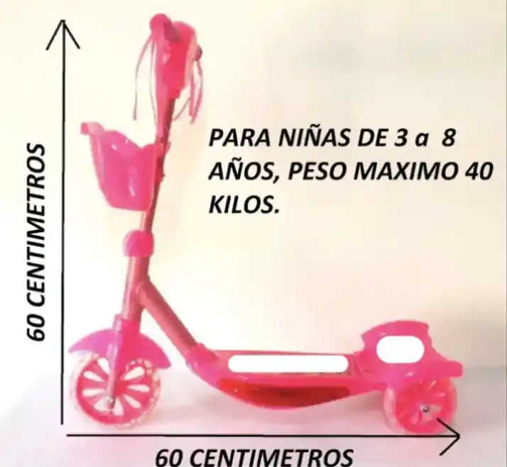 Monopatin Patineta Infantil Para Niños Con Luces Y Sonidos