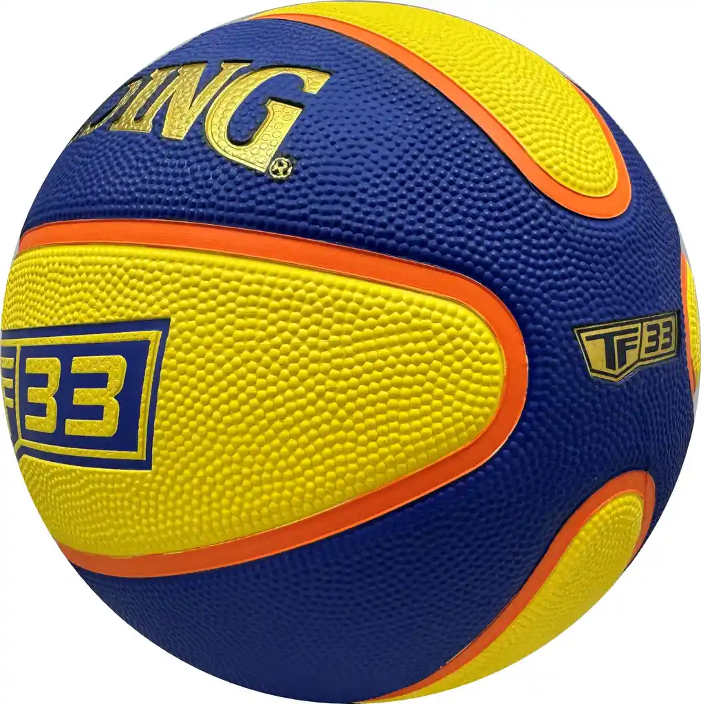 Balon Baloncesto Spalding Competicion 3x3 Gold Tf-84352z #6