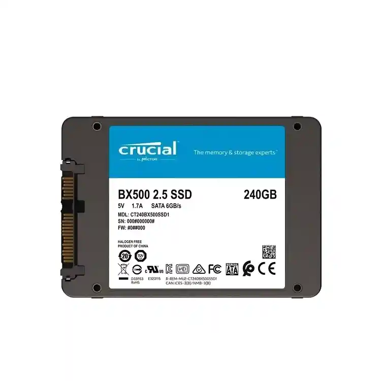 Disco Solido Ssd 120gb Crucial Bx500 2.5