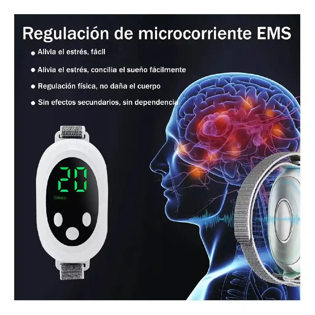 Dispositivo Masajeador Neurocontrol: Para Insomio Y Ansiedad