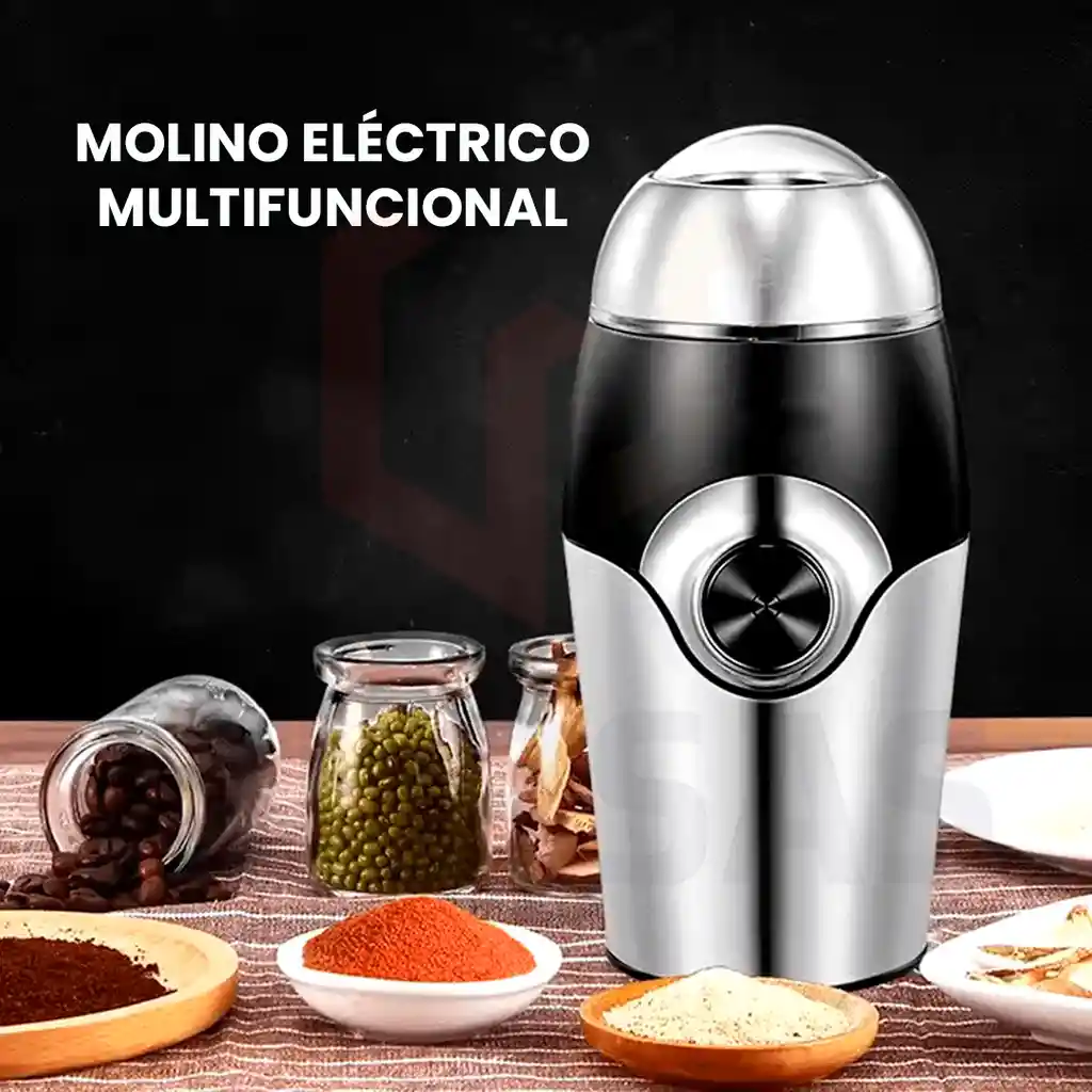 Molino Pulverizador De Granos Y Hierbas Eléctrico