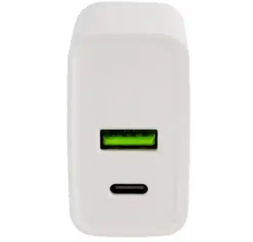 Cargador Doble Usb Y Tipo C Iphone Android Dos Puertos Entradas