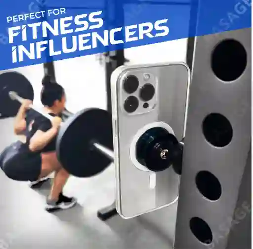 Soporte Magnetico Iman Celular Iphone Android Gimnasio Gym Influencer Redes Sociales