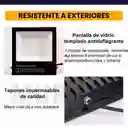 Reflector Led 400w Control Luz Blanca Exterior + Panel Solar