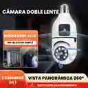 Camara Bombillo 2 Lentes Wifi Hd Vigilancia 360° Giratoria