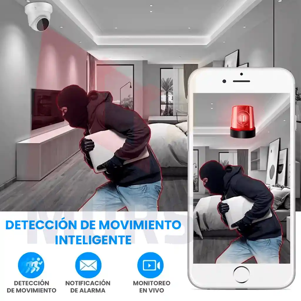 Cámara Domo Ptz 360° Monitoreo En Vivo Alarma Casa Negocio