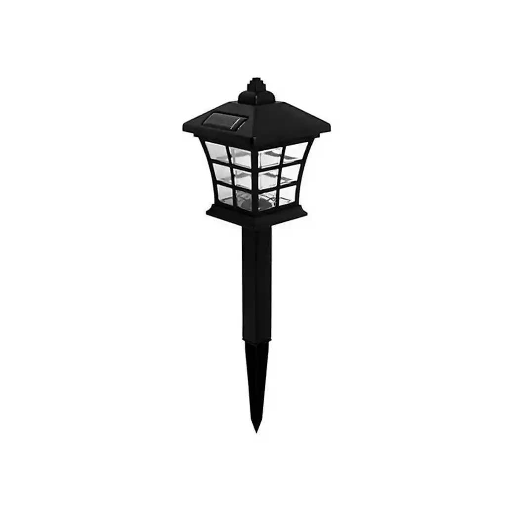 Estaca Lámpara Farol Solar Jardín Led Impermeable Exteriores