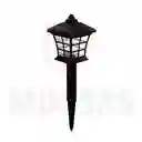 Estaca Lámpara Farol Solar Jardín Led Impermeable Exteriores