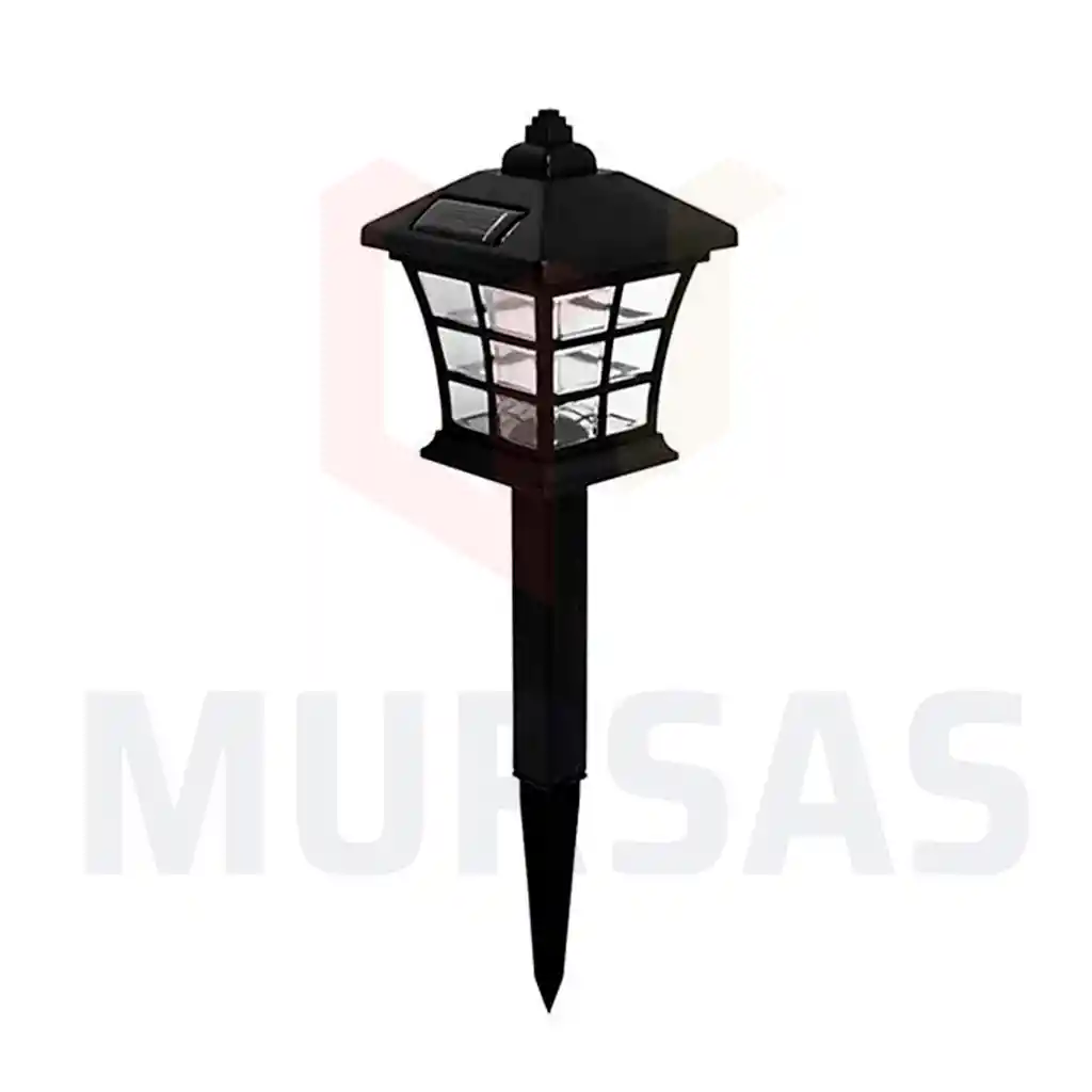 Estaca Lámpara Farol Solar Jardín Led Impermeable Exteriores