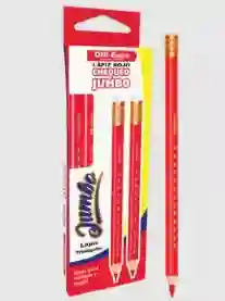 Lapiz Rojo Gigante Jumbo Preescolar Offi Esco