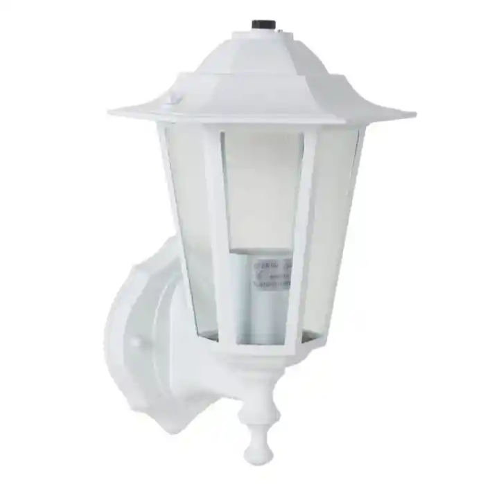 Lámpara Farol De Pared Para Exteriores Blanco