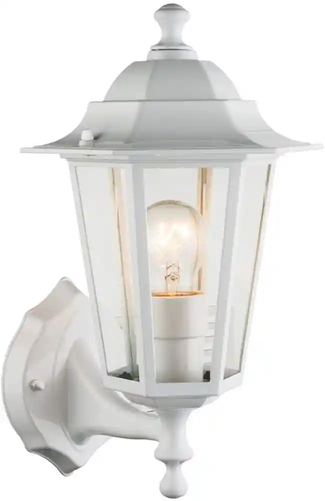 Lámpara Farol De Pared Para Exteriores Blanco