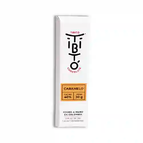 Barra De Chocolate Tibitó Caramelo 40% - 30gr