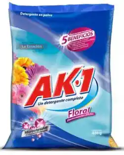 Detergente En Polvo Floral Ak-1 450gr