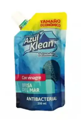 Limpiador Azul Klean Antibacterial Brisas De Mar 200ml
